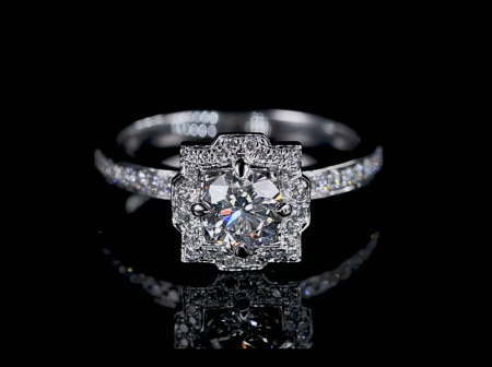 Cultivate diamond rings with inlaid rings, prices may fluctuate. Please contact customer service when placing an order