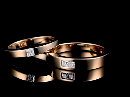 Cultivate diamond couple rings, prices may fluctuate, please contact customer service when placing an order