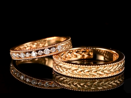 Lab cultivates diamond couple rings, prices fluctuate, order and contact customer service