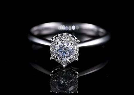 Laboratory cultivation of diamond encrusted diamond rings, price consultation with customer service