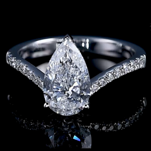 Laboratory cultivation of diamond droplet diamond rings, price consultation with customer service
